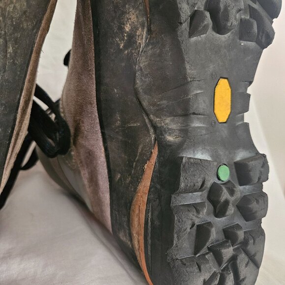 Scarpa Go Up Mountaineering Hiking Boots Gray/Orange - Vibram Sole - Picture 5 of 16